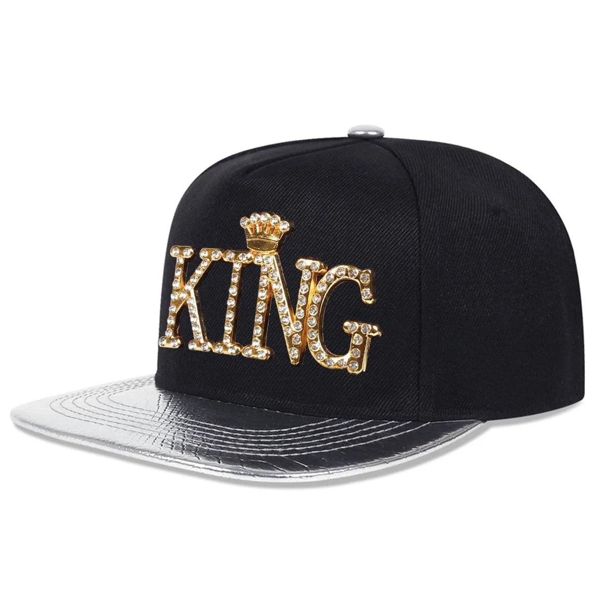 Unisex KING Letter Label Hip-Hop Hats Snapback Caps Baseball Caps Sunscreen Hat