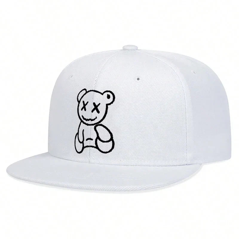 Unisex XX Little Bear Embroidery Hip-hop Hats
