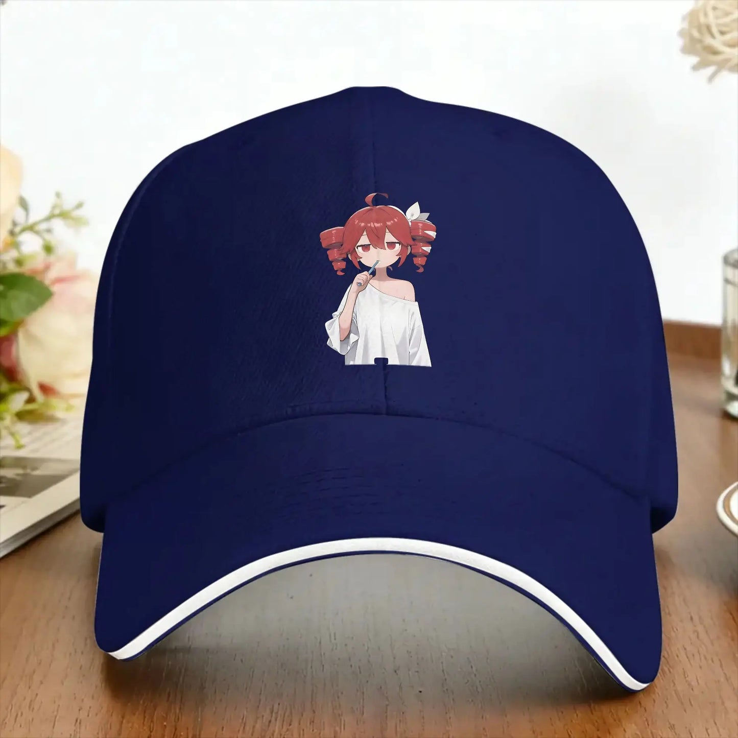Kasane Teto Vocaloid Anime Japanese Casual Baseball Cap