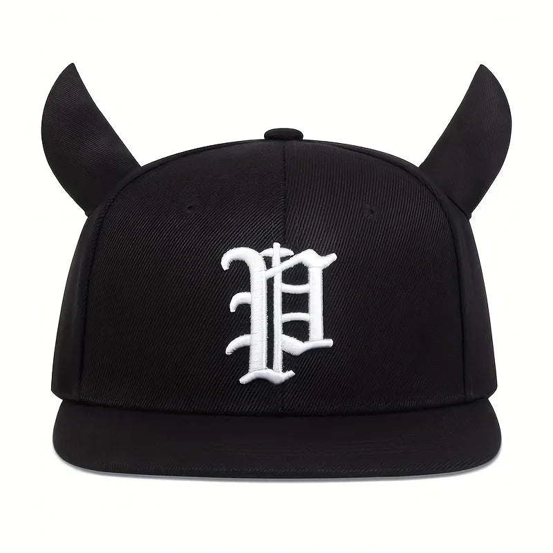 Unisex P Letter Embroidery Hip-hop Hats