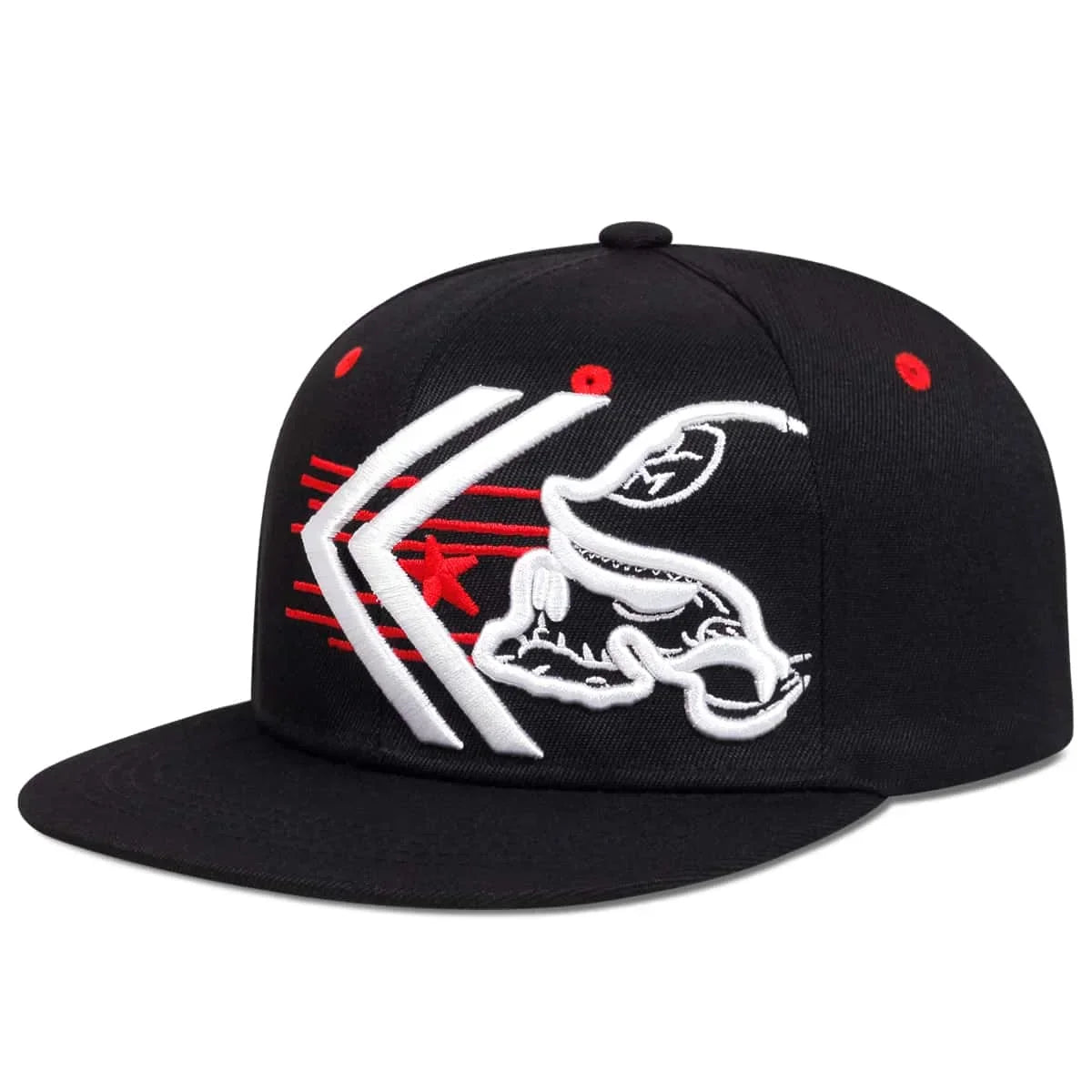 Unisex Skeleton Embroidery Baseball Cap
