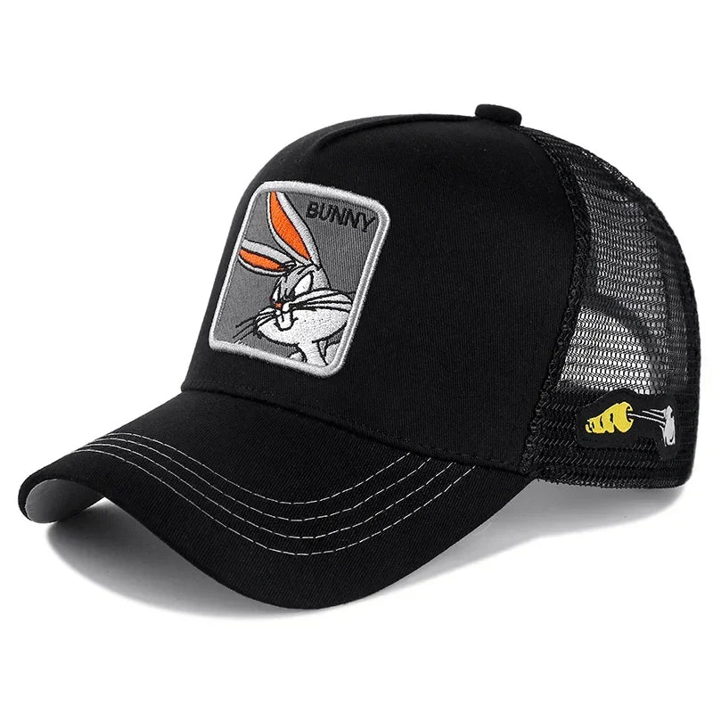 2New High Quality Brand Anime Cartoon Snapback Cotton Baseball Cap Men Women