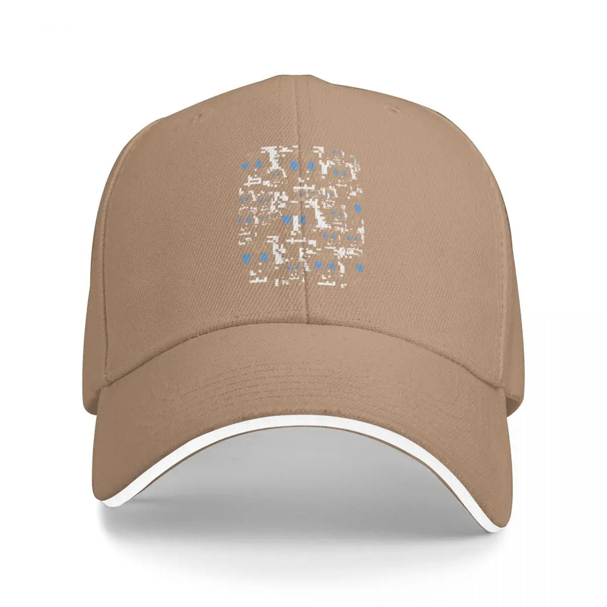 Modified Anti-Surveillance Disable Facial Recognition Pattern Baseball Cap
