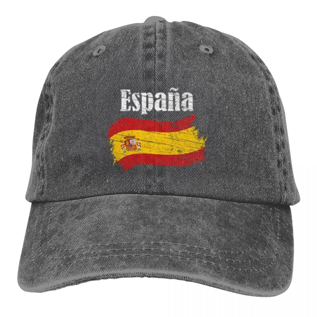 Espana Spanish Flag Vintage Graphic - Spain Lovers Tourists Souvenir Cool National Gift Young Gift A Baseball Cap