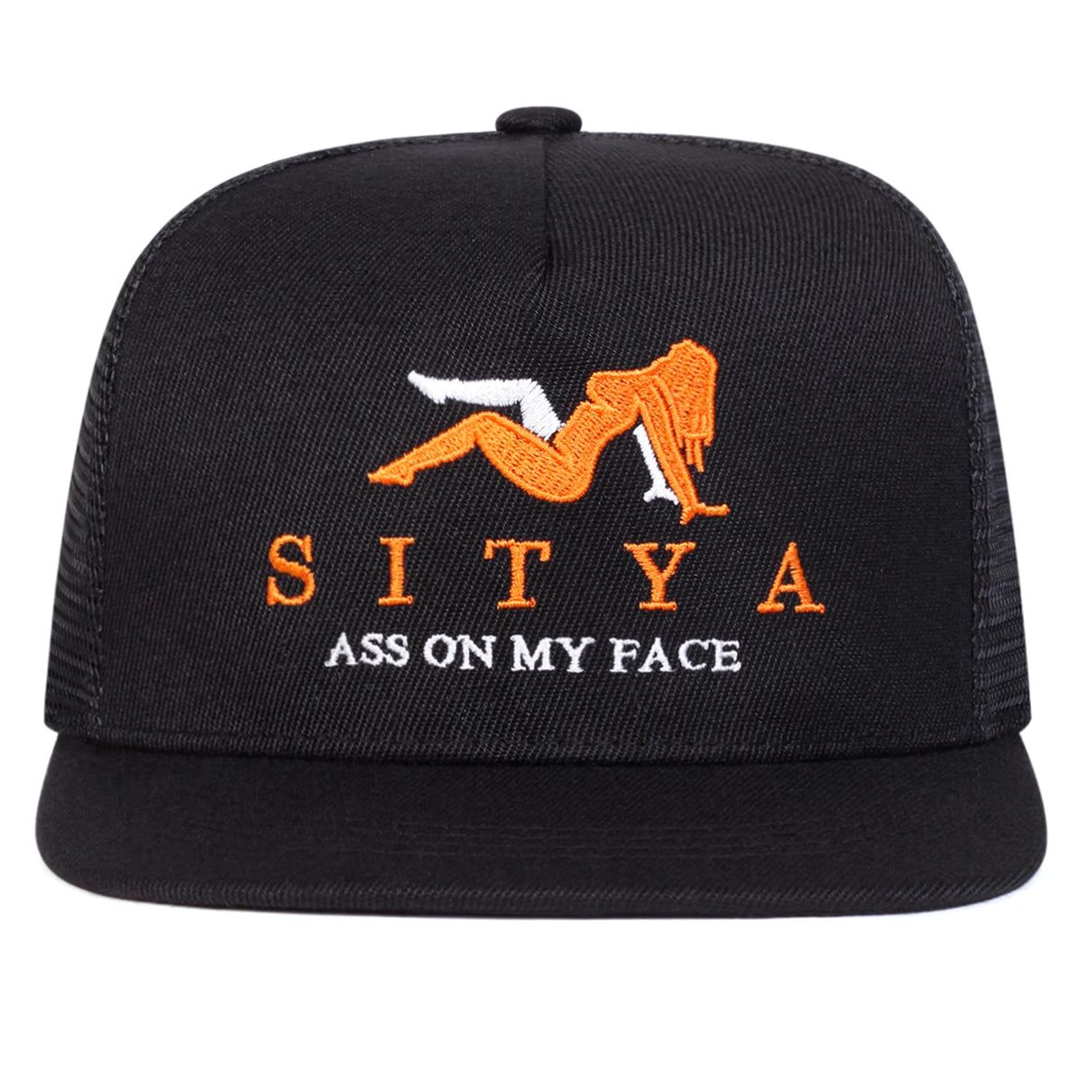 Unisex SITYA Letter Embroidery Hip-hop Net Hats Spring And Summer Outdoor Baseball Caps Sunscreen Hat Snapback Caps