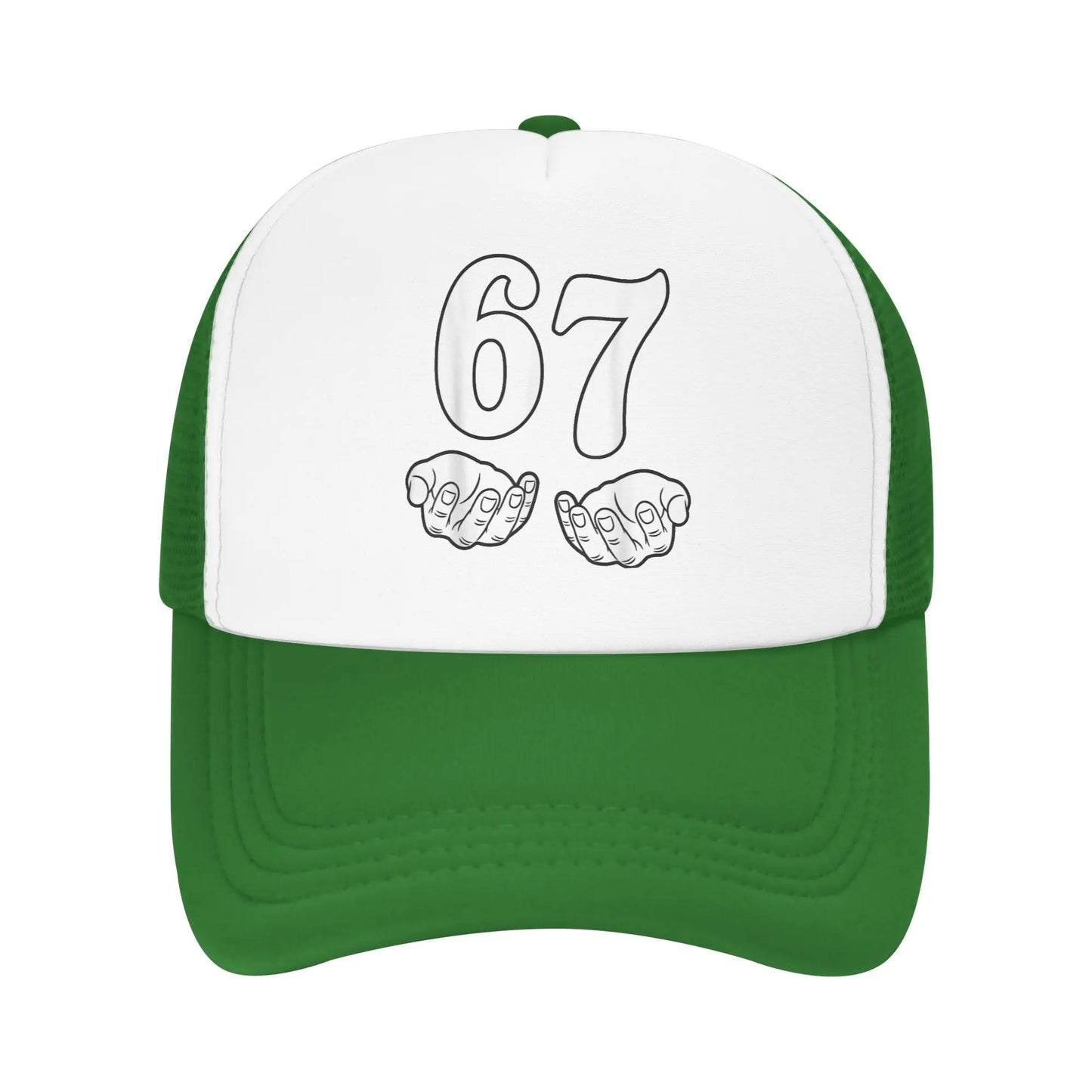 Six Seven 6 7 Funny 67 Gen Alpha Slang 6-7 Meme Baseball Cap