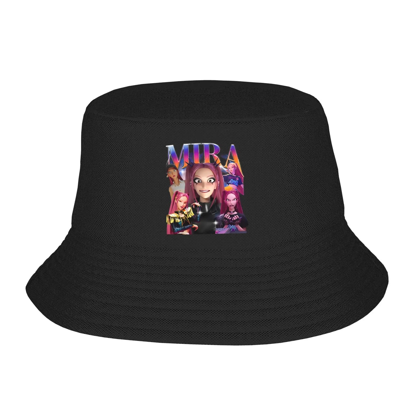 Men Women Huntrix Animation Band Bucket Hat Foldable Fisherman Hats