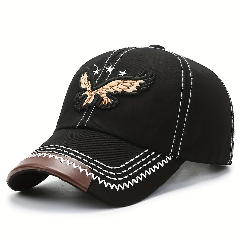 1PC Men's Baseball Hat - Eagle Embroidery Design