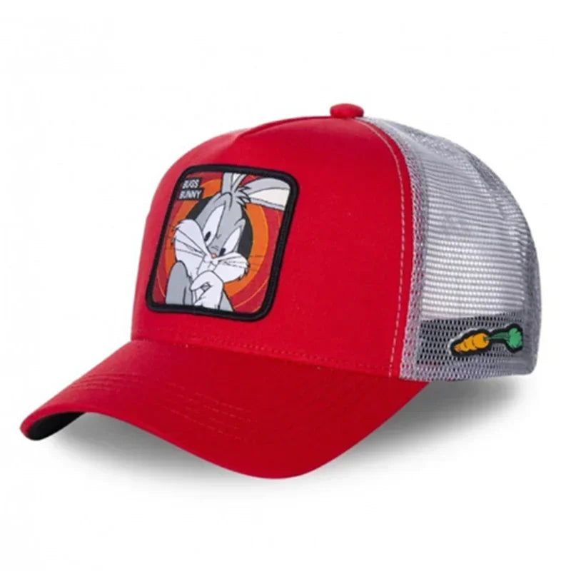 2New High Quality Brand Anime Cartoon Snapback Cotton Baseball Cap Men Women