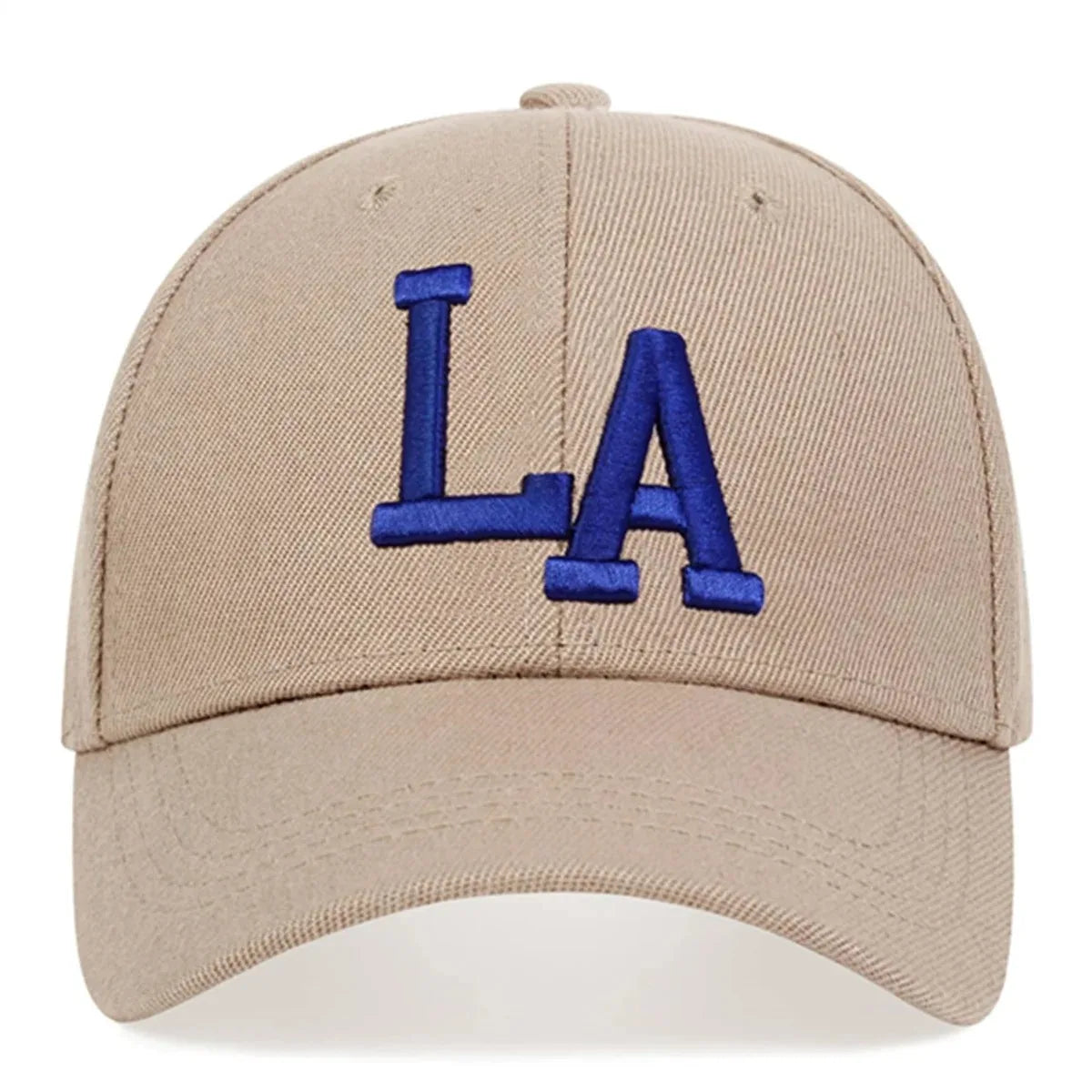 Unisex LA Letter Embroidery Baseball Caps Sunscreen Hat