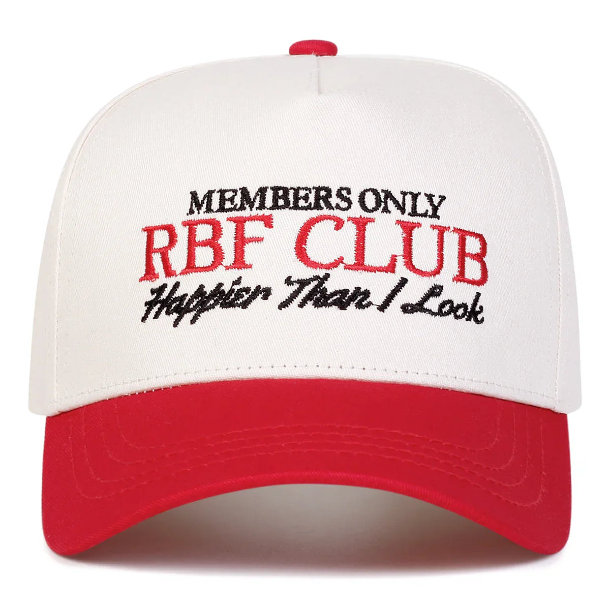 Unisex RBF CLUB Letter Embroidery Baseball Caps