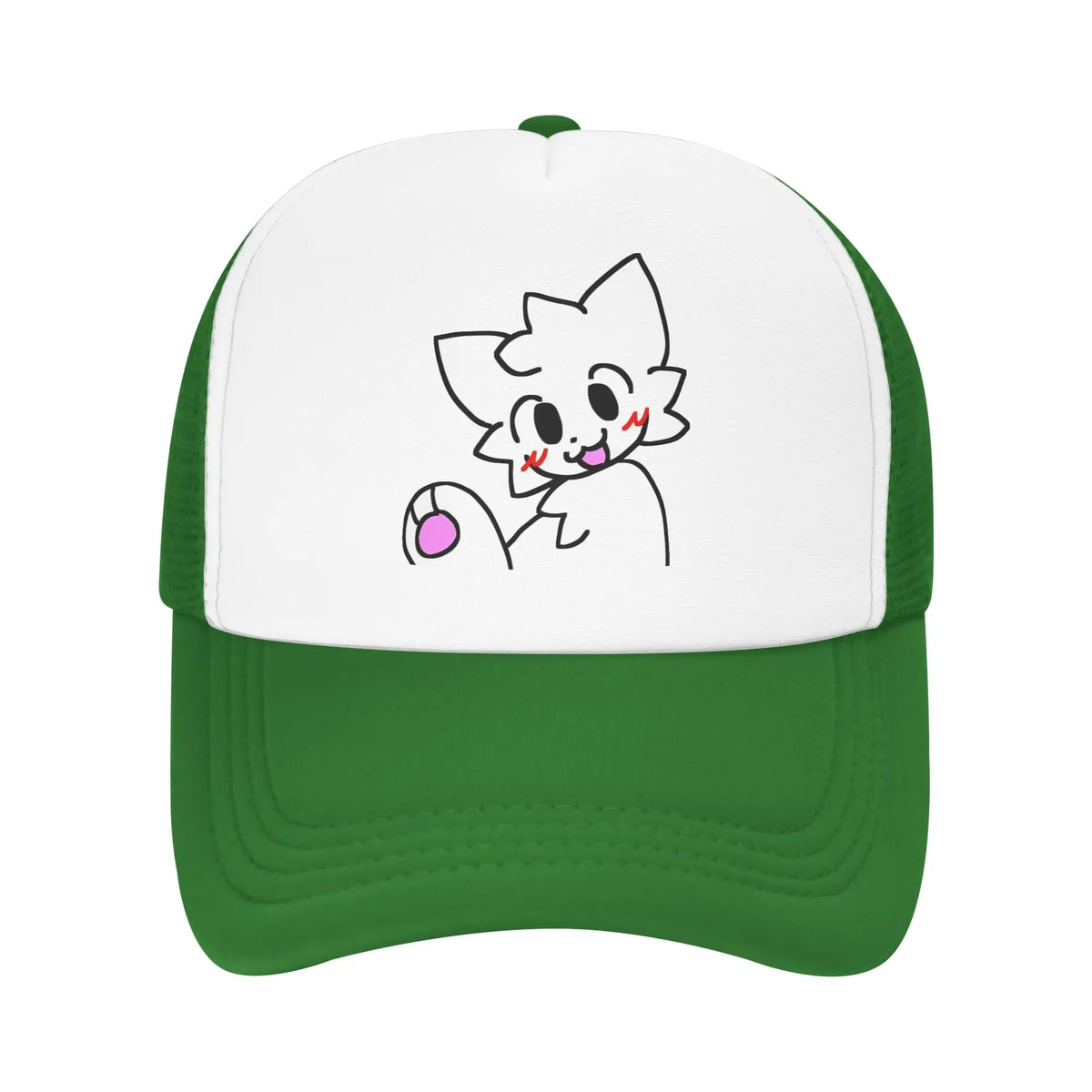 Boykisser Happy Paw Adjustable Mesh Baseball Hat