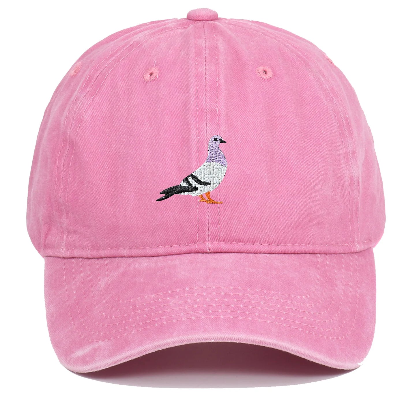 Baseball Cap Suitable For All Seasons, Pigeon Embroidery Pattern, Men's And Women's Daily Casual Fashion