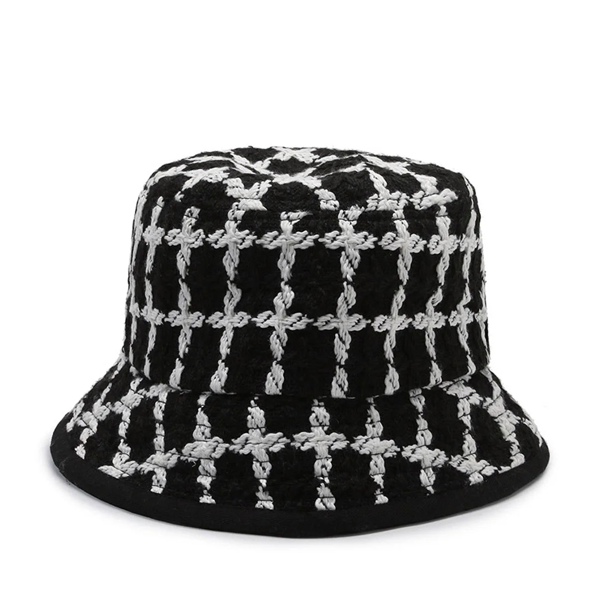 Knitted Fisherman Hat for Women, Elegant Mom Bucket Hat for Outdoor Camping