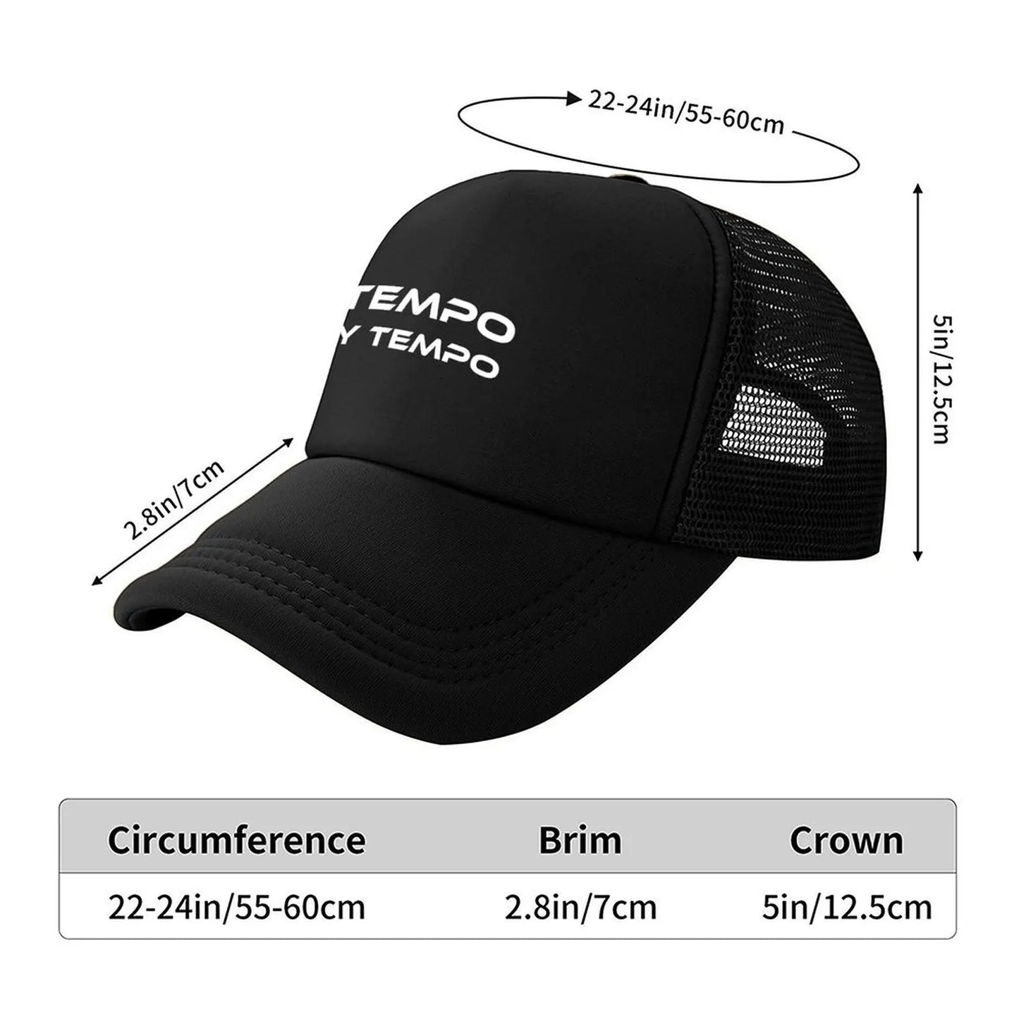 Uptempo Is My Tempo Baseball Cap