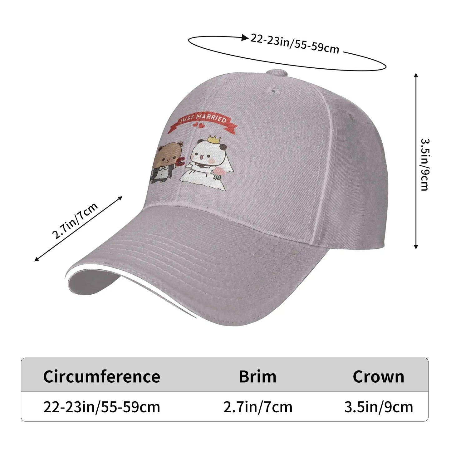 Bubu Dudu Married Casual Baseball Cap