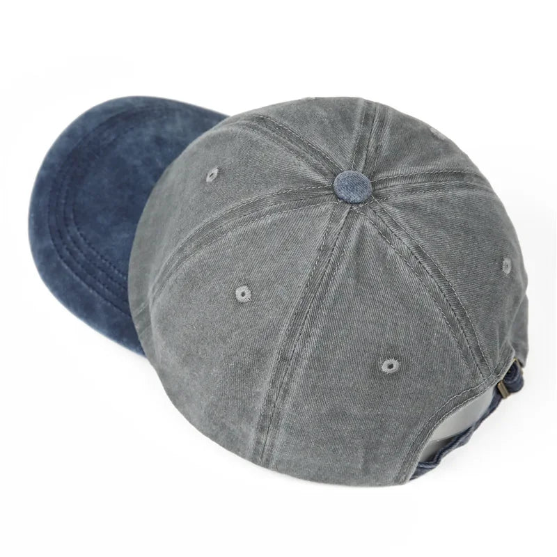 Vintage Washed Baseball Cap For Men