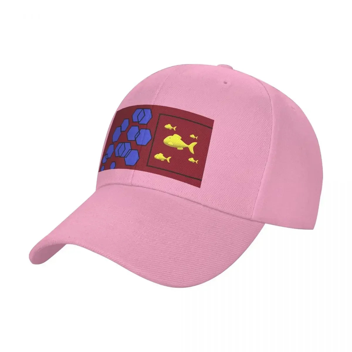 Fish Print Baseball Cap