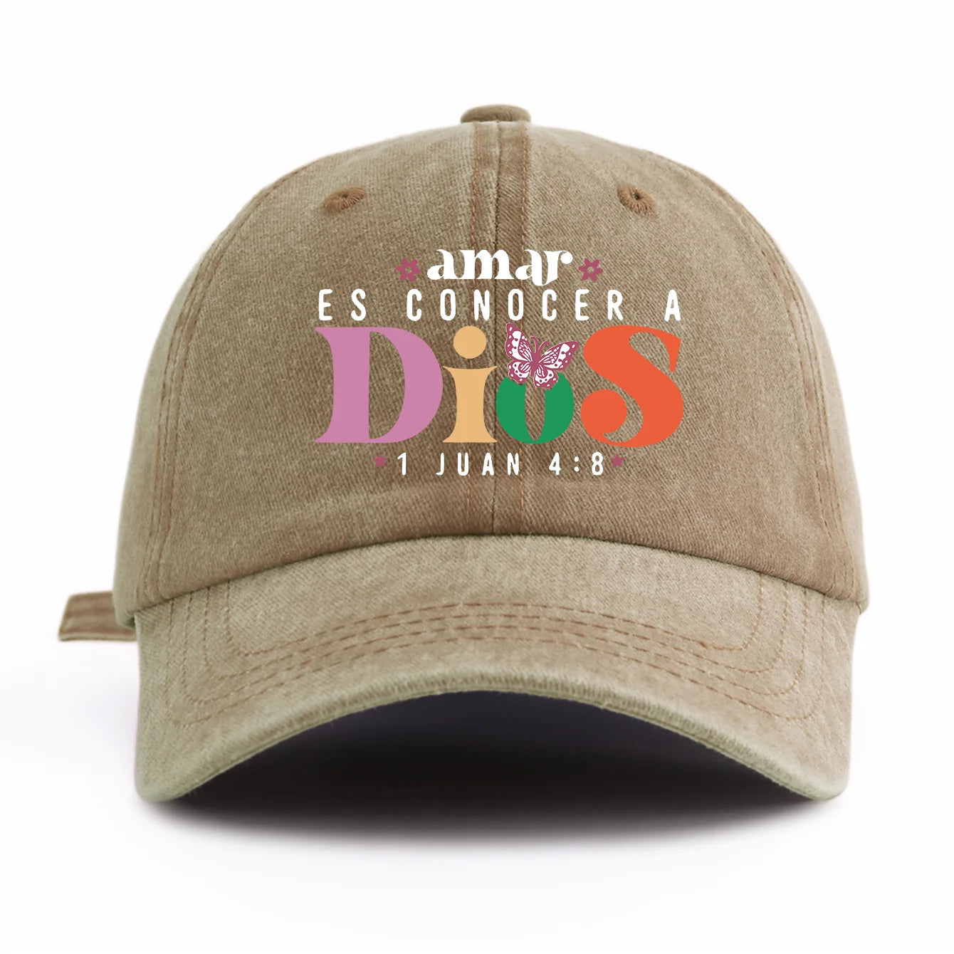 DIOS Print Washed Baseball Cap For Adults