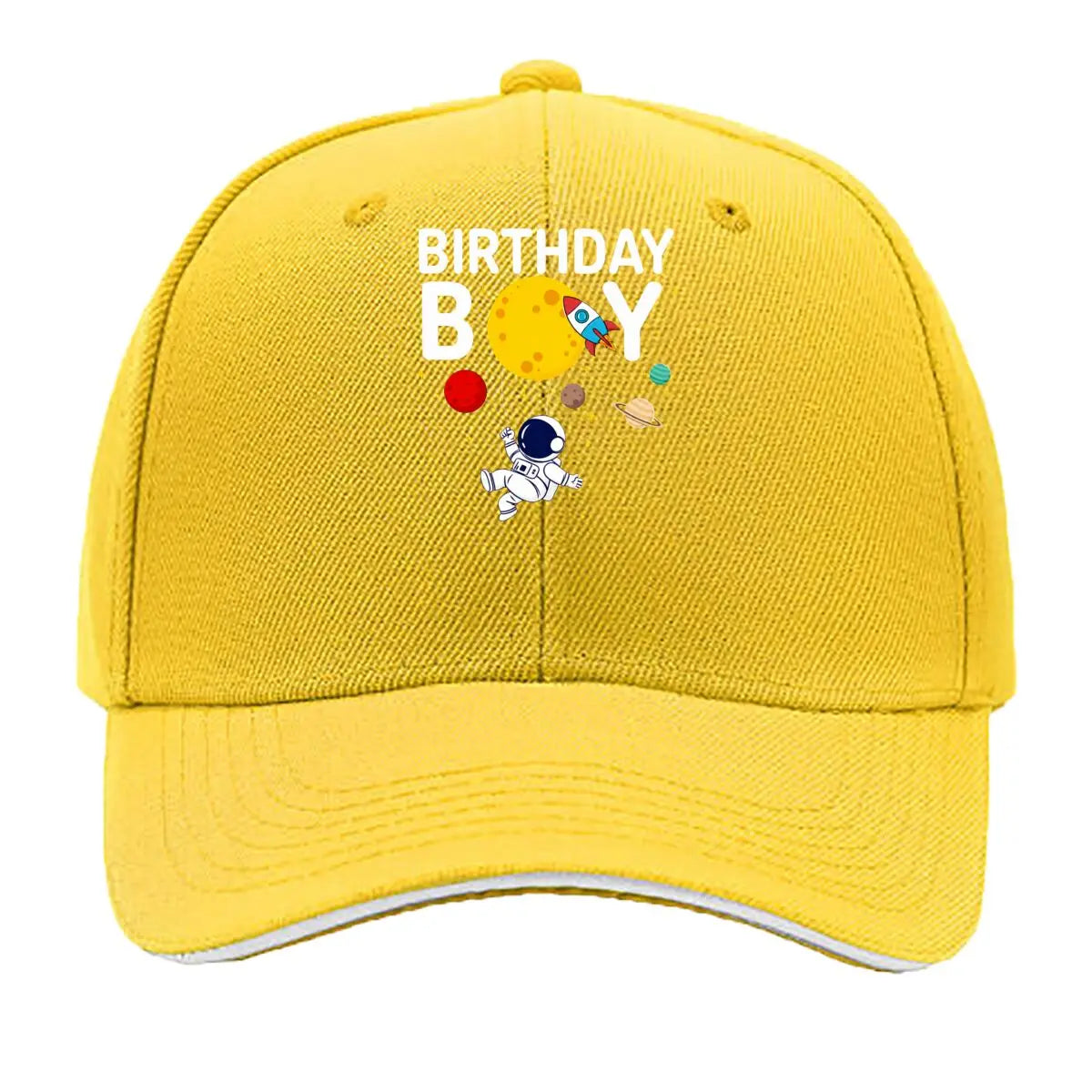 Astronaut Rocket Planet Moon Stars Space Cartoon Sandwich Baseball Cap