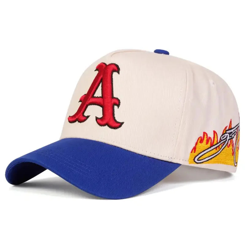 2025 Simple Fashionable New Baseball Hat A Letter Embroidered Street HipHop Hat