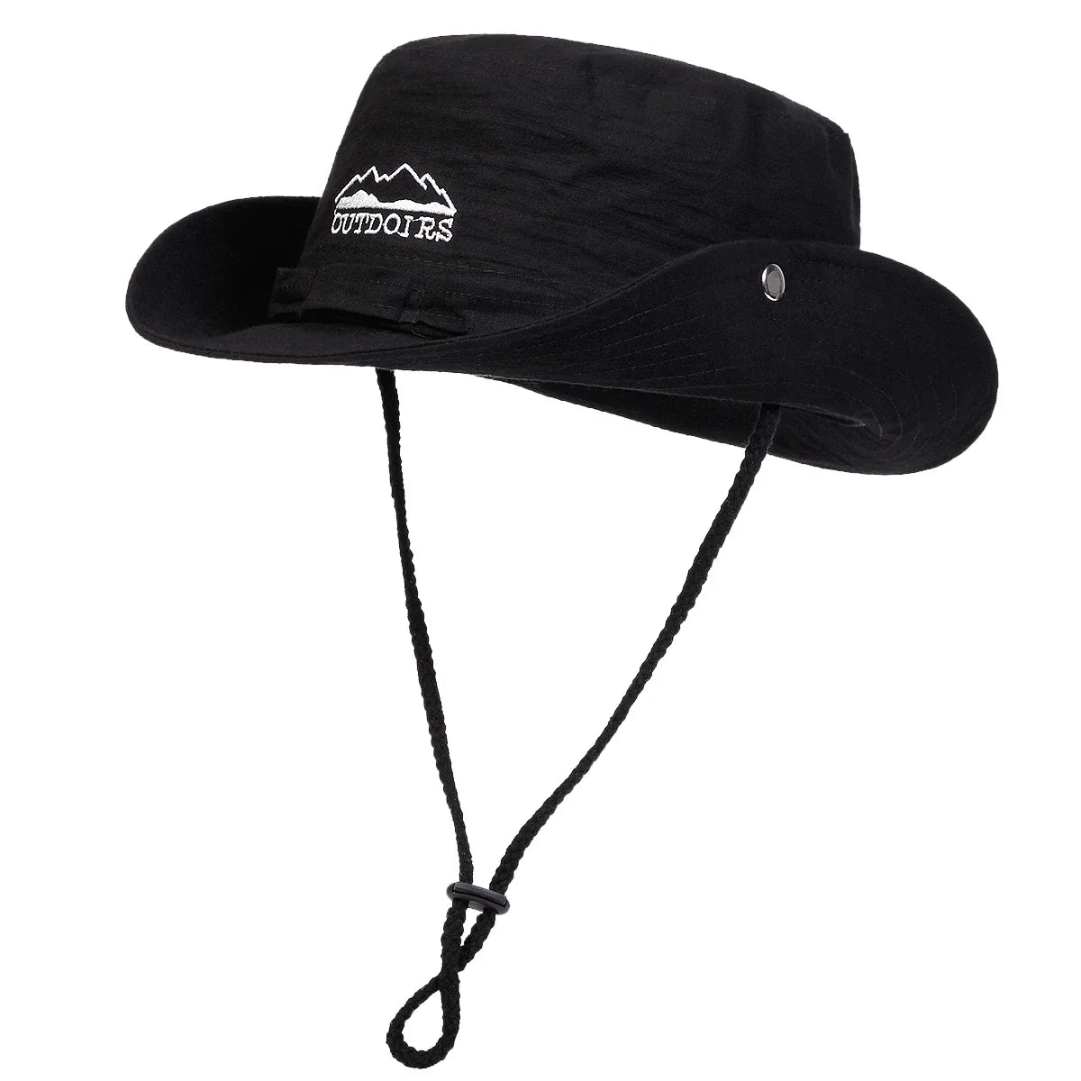 Unisex OUTDOIRS Mountain Range Embroidery Bucket Hat