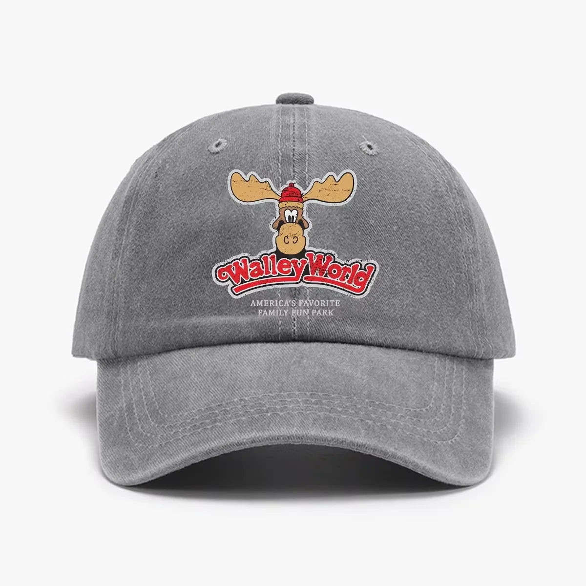 Printed Baseball Cap Men's Retro Washed Distressed Sun Hat For Women And Men