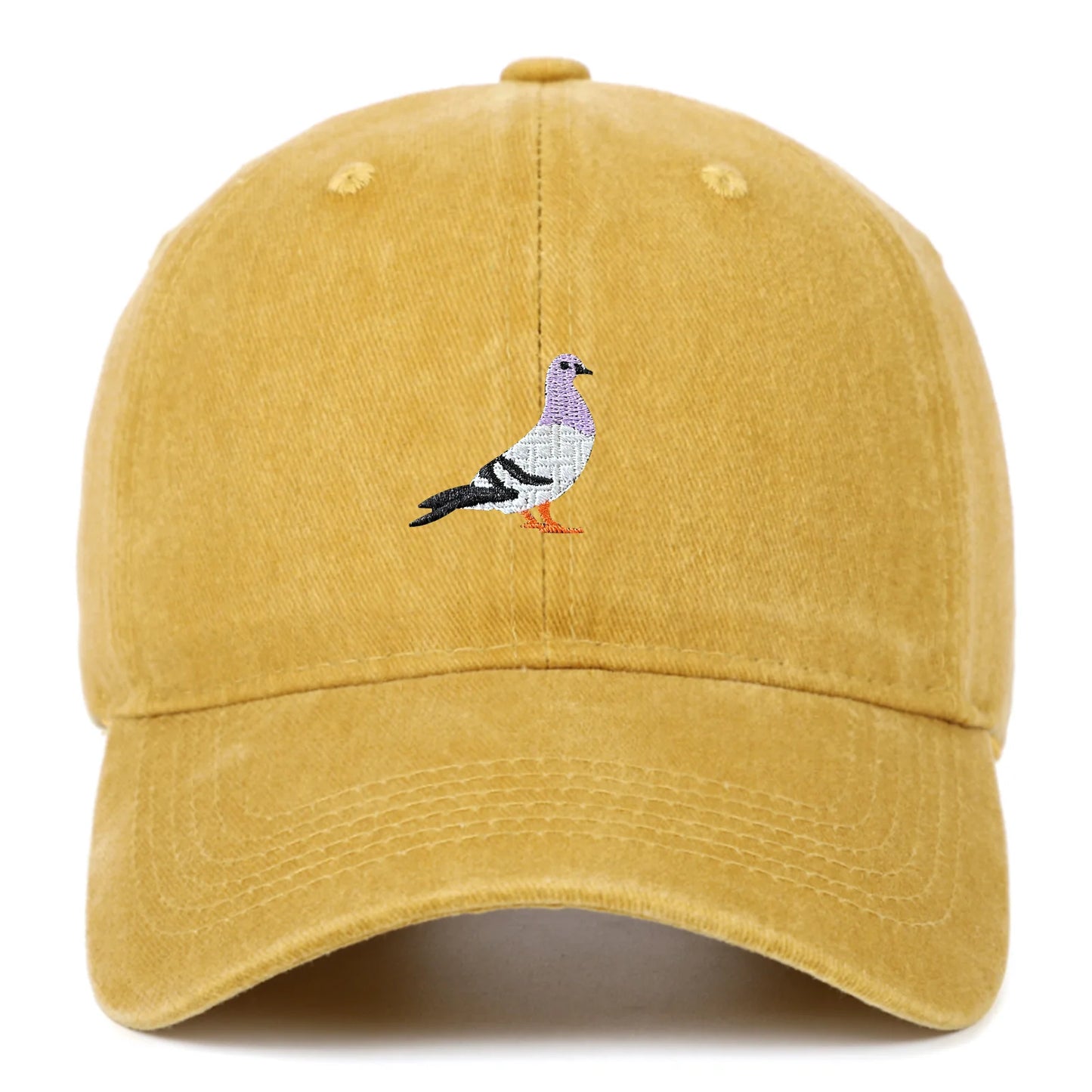 Baseball Cap Suitable For All Seasons, Pigeon Embroidery Pattern, Men's And Women's Daily Casual Fashion