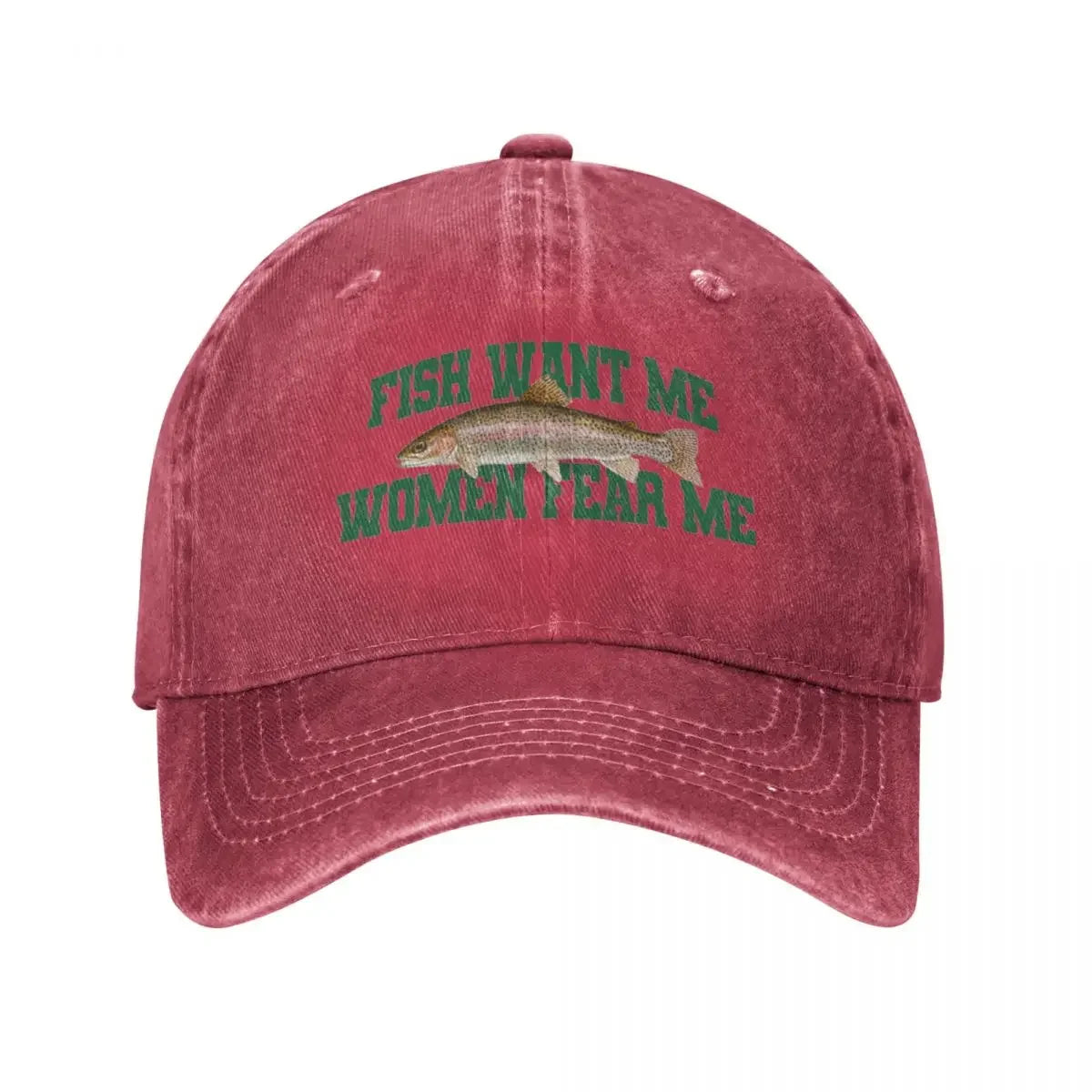Fish Want Me Women Fear Me Meme Baseball Caps Classic