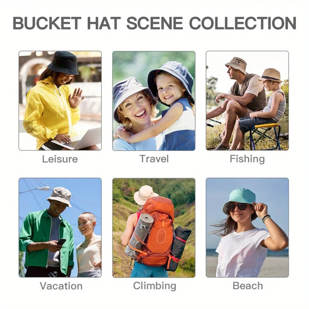PICON Vintage Style Logo - Amer Picon Red And White Spring Summer Bucket Hat