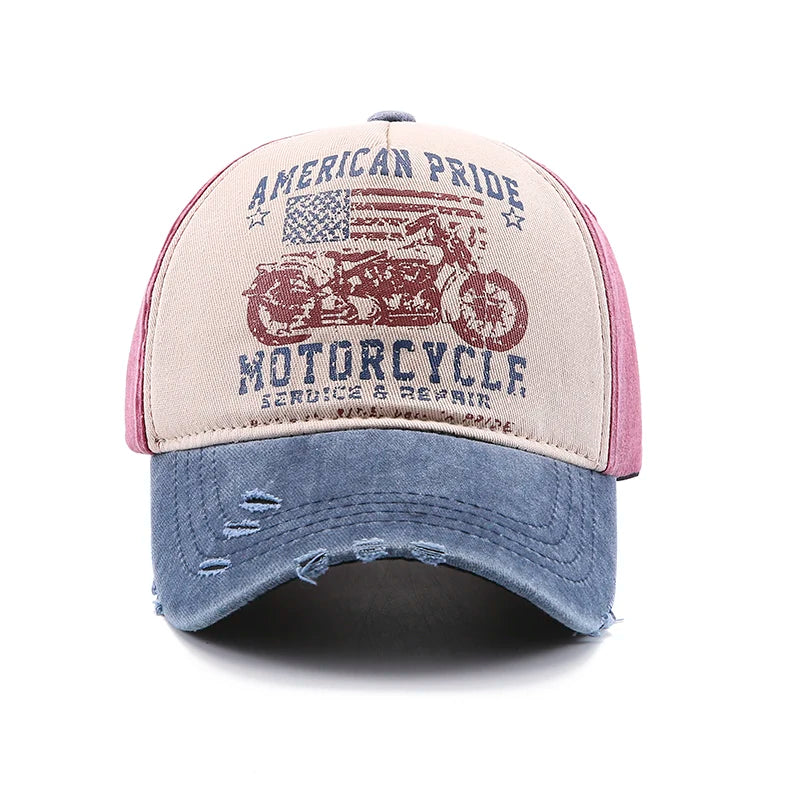 American Washed Cotton Baseball Caps Spring