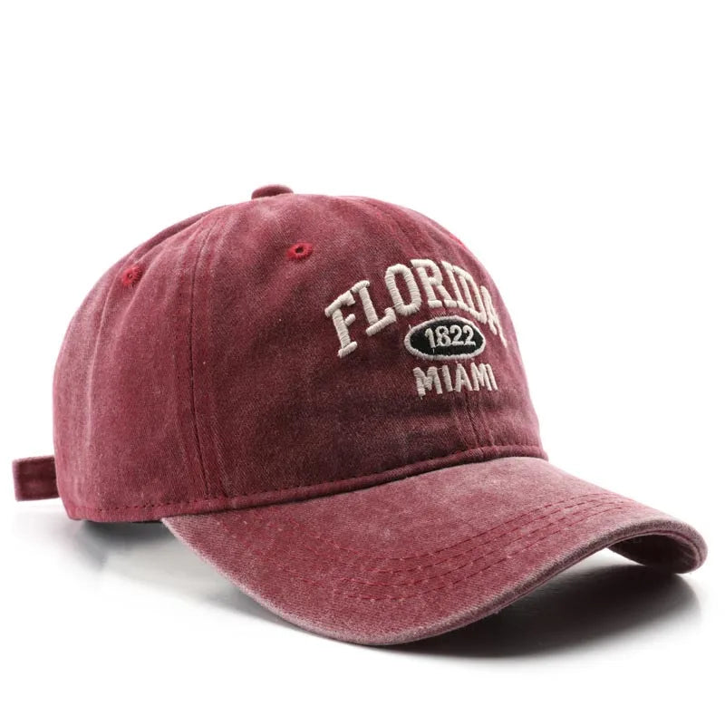 Vintage Washed Cowboy Baseball Cap
