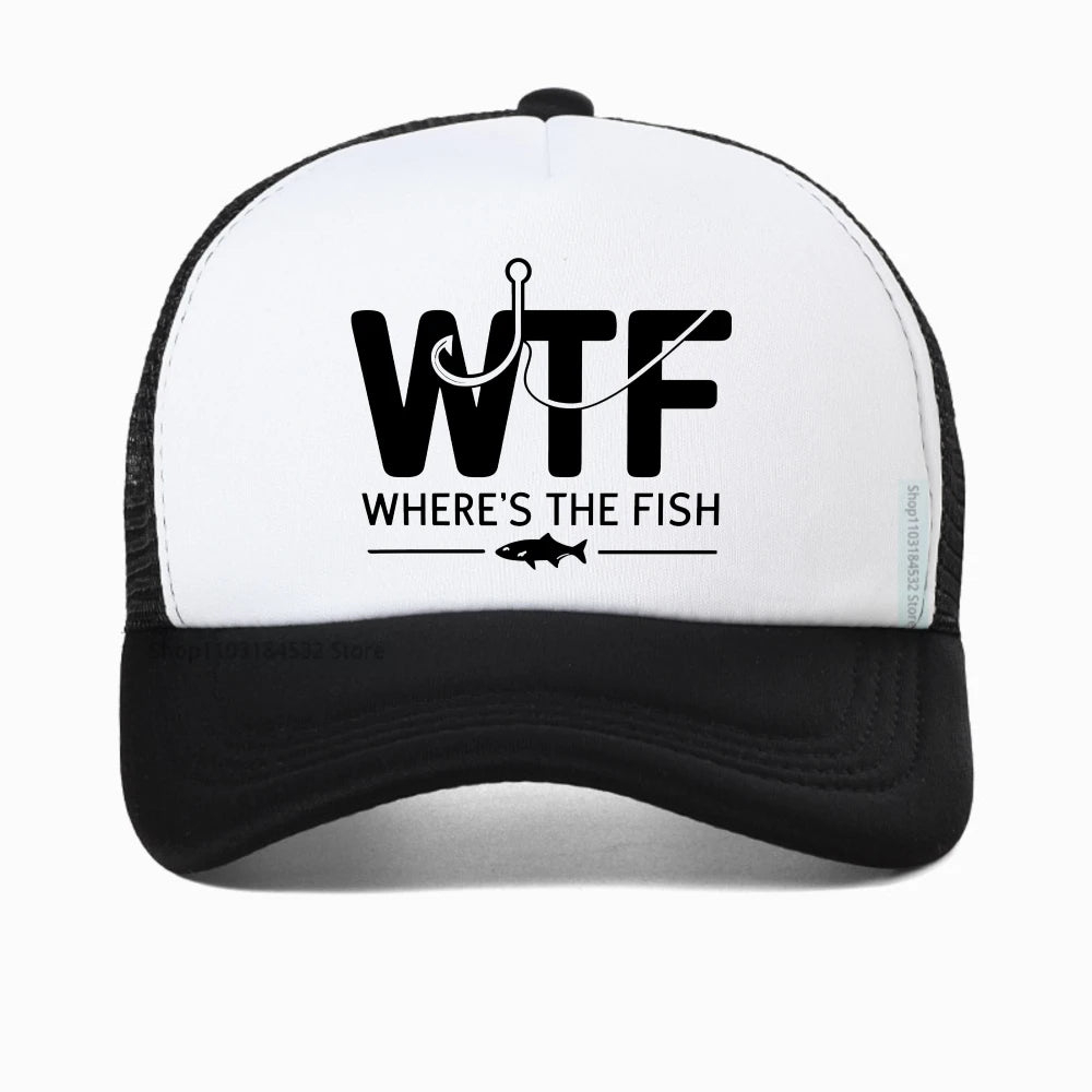 WTF Fish Baseball Cap