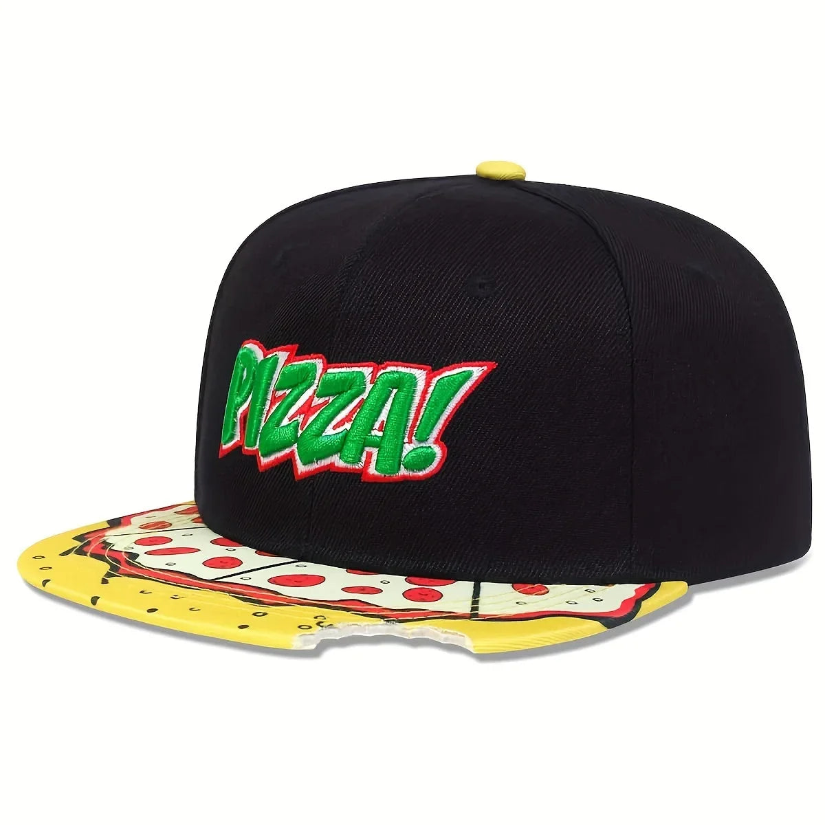 Cartoon Big Eyes Cookie Bite Blue Snapback Hat Baseball Sports Cap Sunscreen Hat