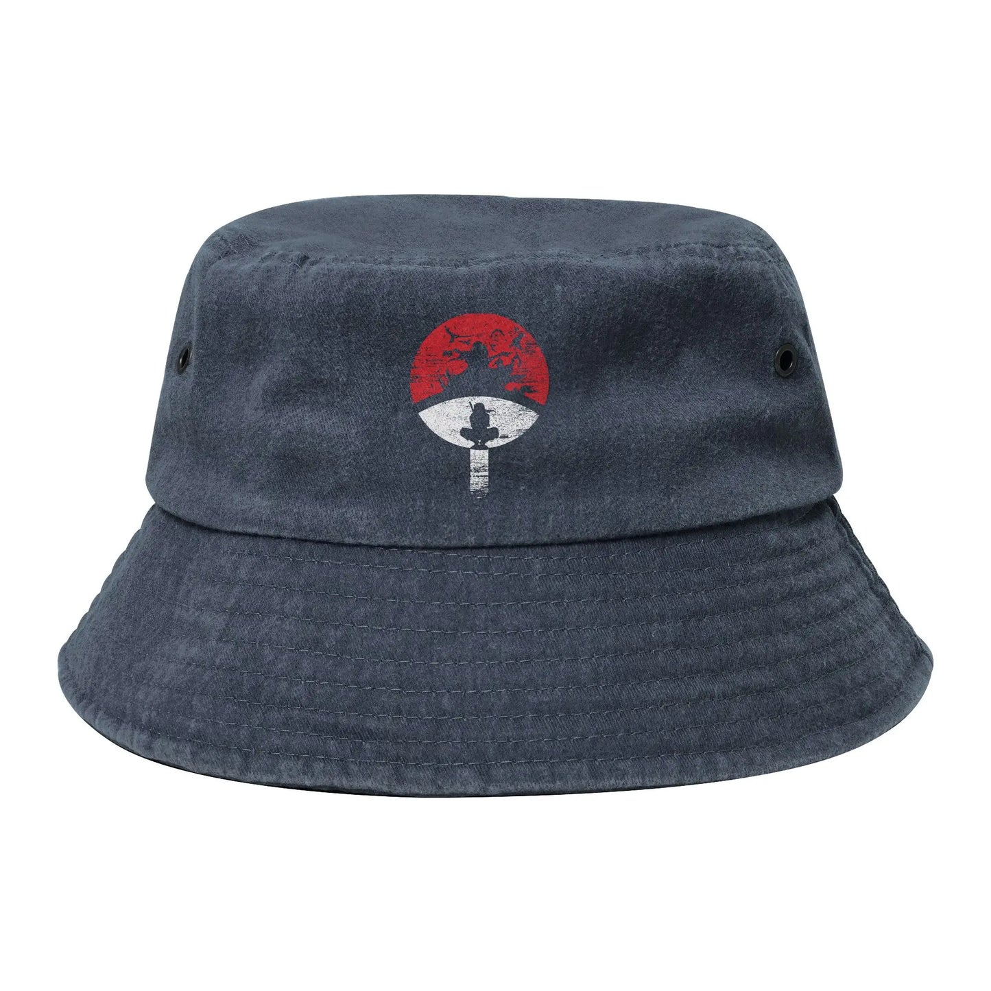 Summer Beach Hatwear Naruto Washed Denim Bucket Hats