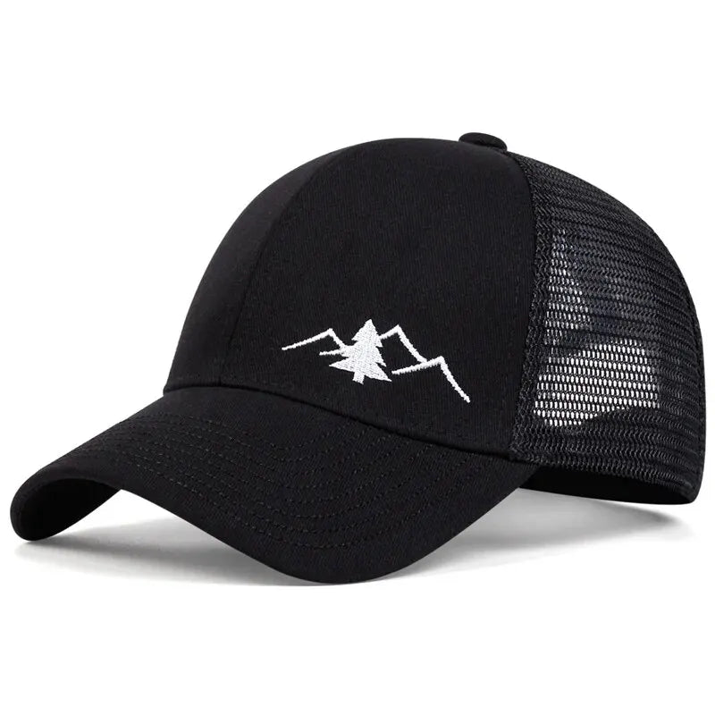 Unisex Casual Baseball Cap Sports Mountain Embroidery Hip Hop Hats