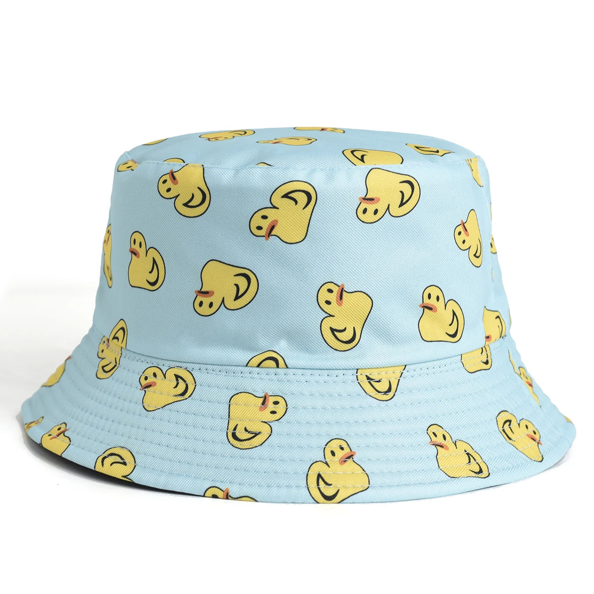 Blue Sky And White Clouds Print Bucket Hat