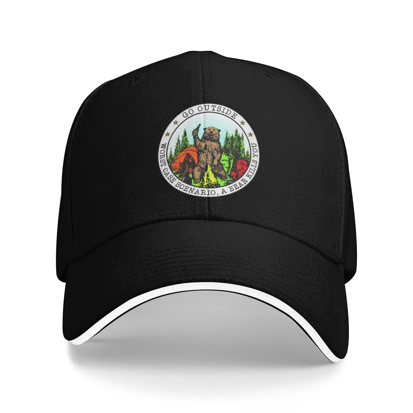 Fashion Unisex Mountain Camping Adventure Camper Baseball Cap