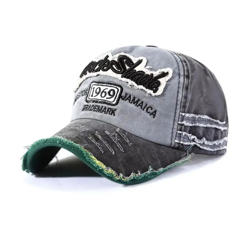Embroidery Baseball Caps Men Women Retro Washed Cotton