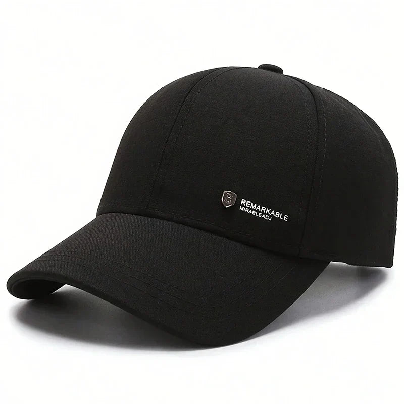 Unisex REMARKABLE Letter Label Baseball Caps