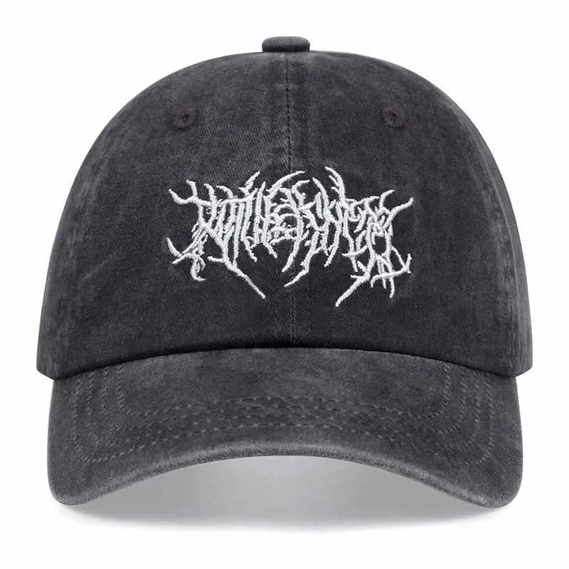 Unisex Letter Embroidery Wah Baseball Cap Outdoor