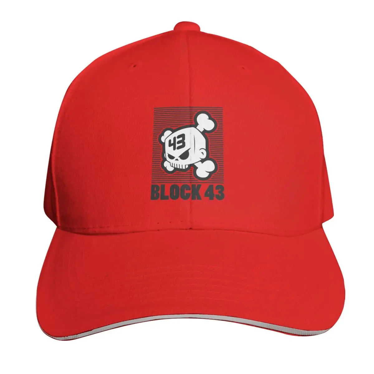Ken Block Skull 43 Cap Fashion Casual Baseball Caps