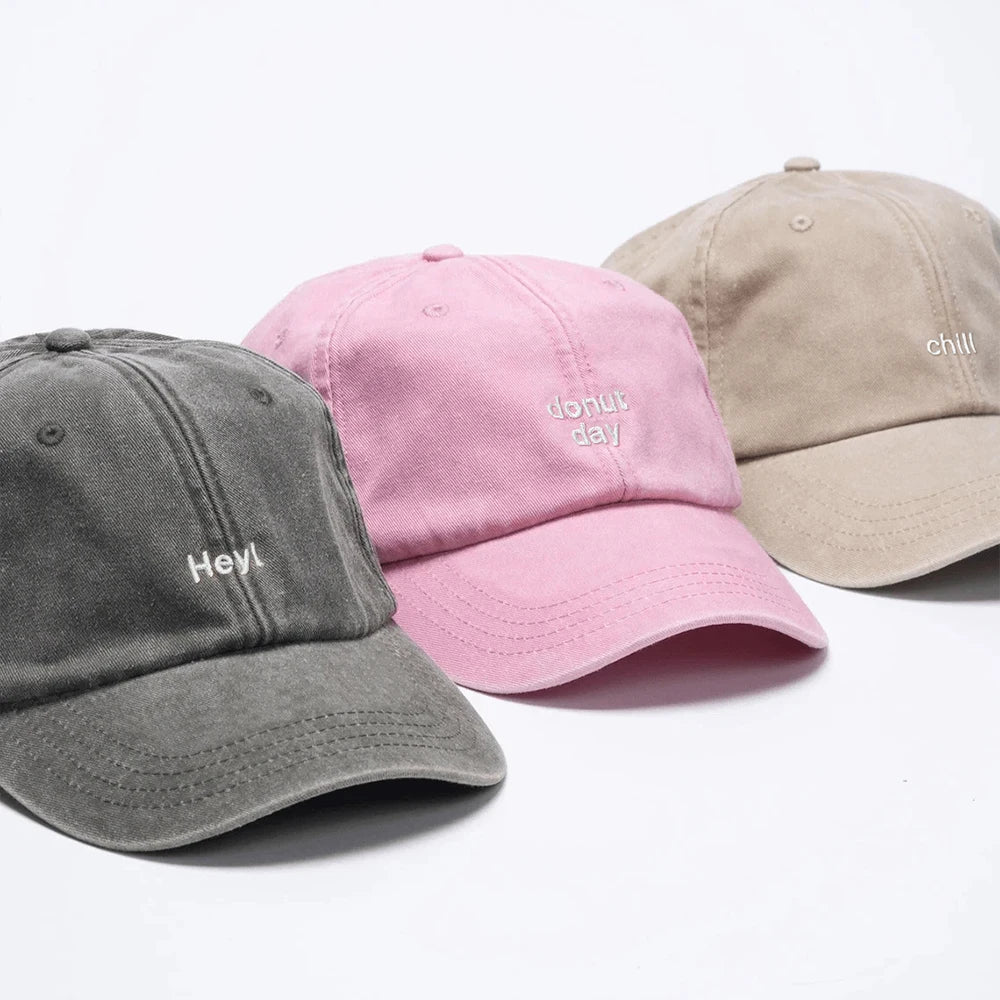 Embroidered Hat Personalized Dad Hat Embroidered Text Baseball Hat Customized