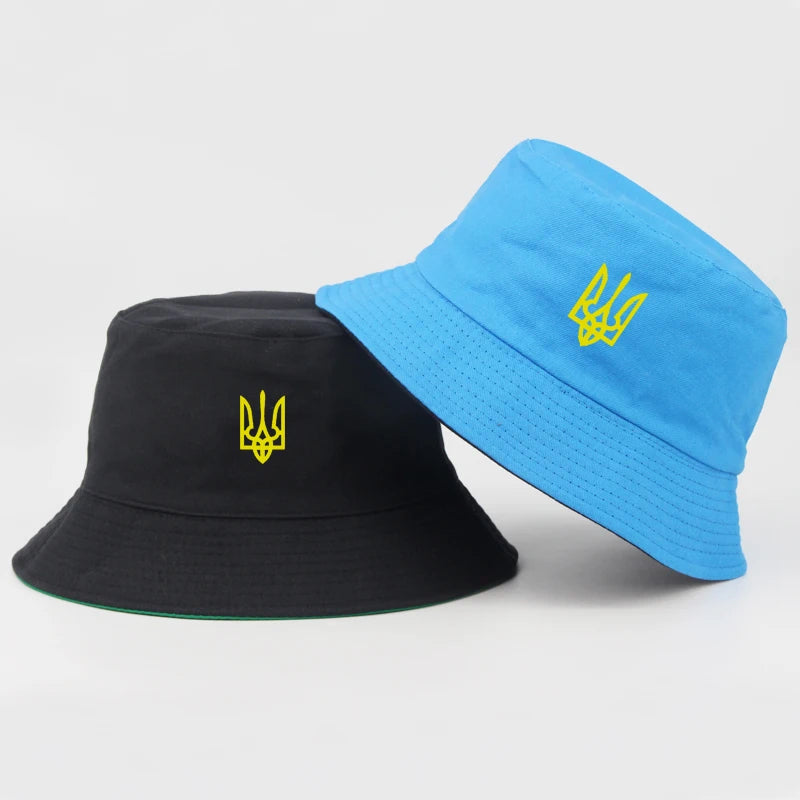 Blue Butterfly Harajuku Bucket Hat Casual Beach Sun Hat Panama Hat