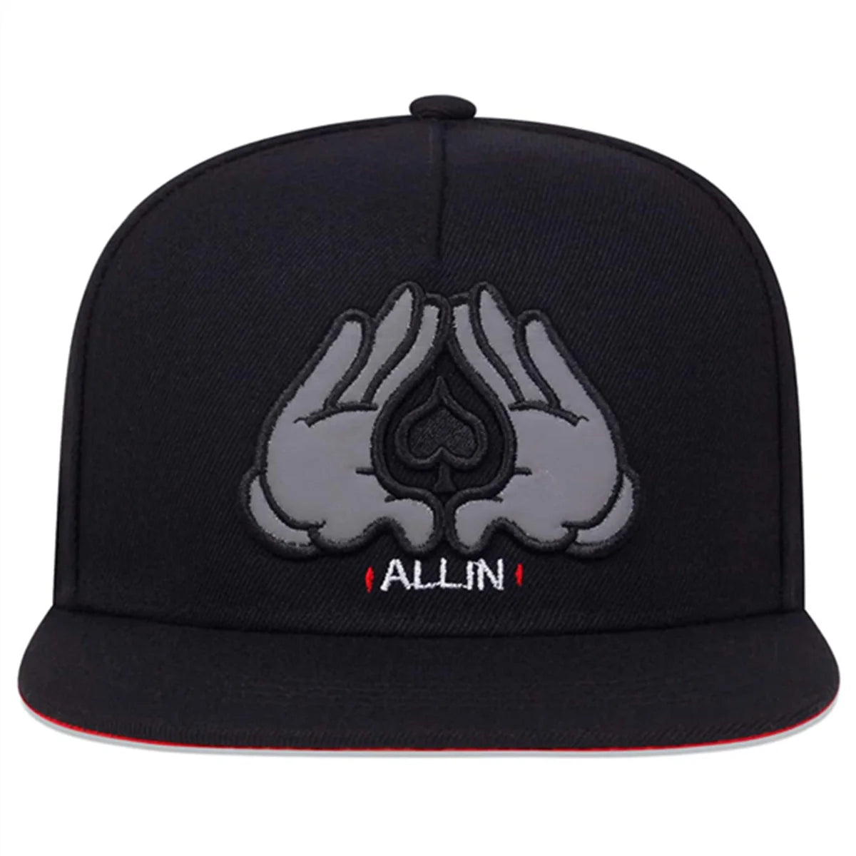 Fashion ALL IN Embroidery Baseball Cap Brooklyn Black Snapback Hat For Men Women Cap Bone