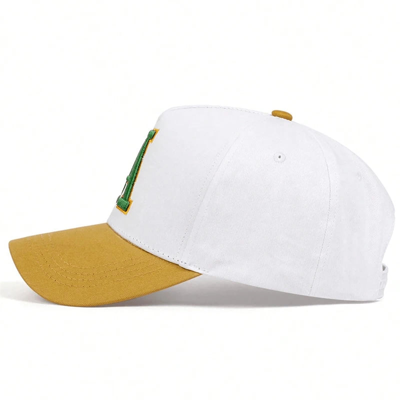 Unisex Stereoscopic A Letter Embroidery Baseball Caps Sunscreen Hat