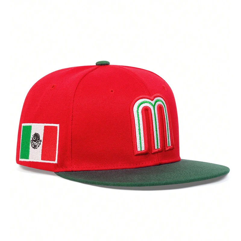 Unisex Simple Letter M Embroidery Hip-hop Hats Snapback Caps Baseball Caps