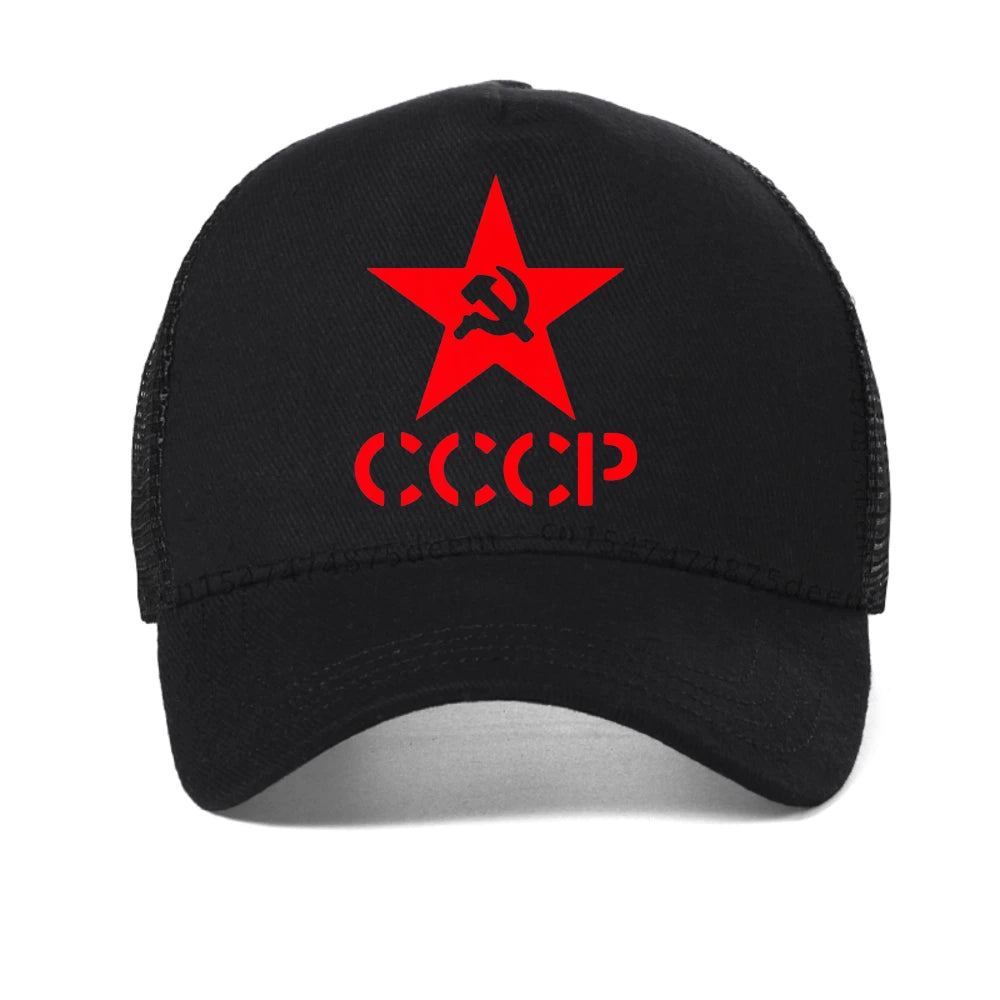 Russian USSR CCCP Baseball Cap Cccp Red Star