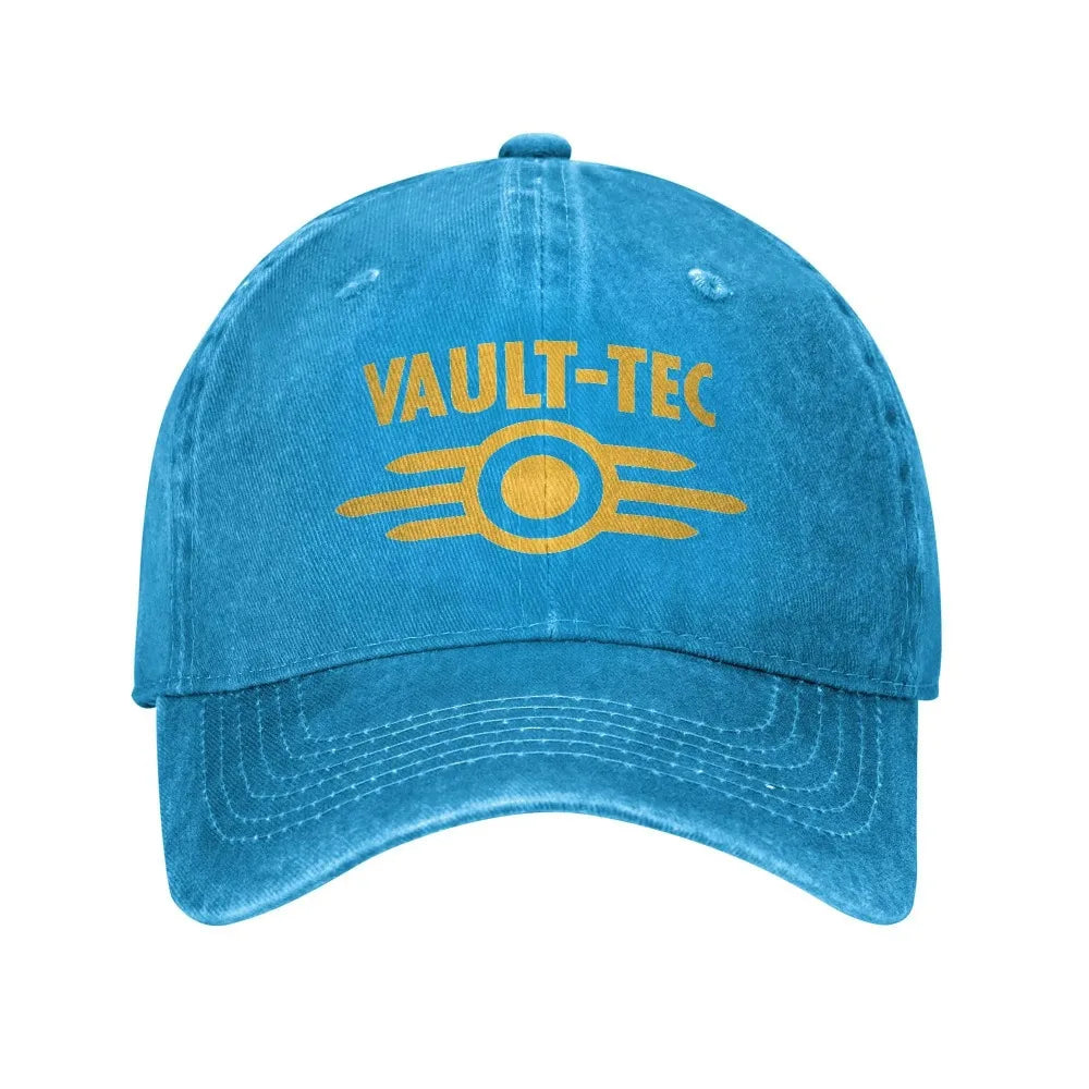Vault Tec Logo Fallouted Game Sun Baseball Cap