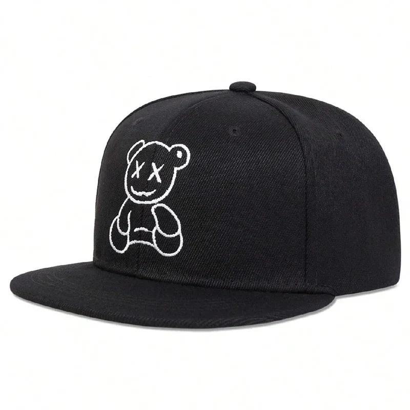 Unisex XX Little Bear Embroidery Hip-hop Hats
